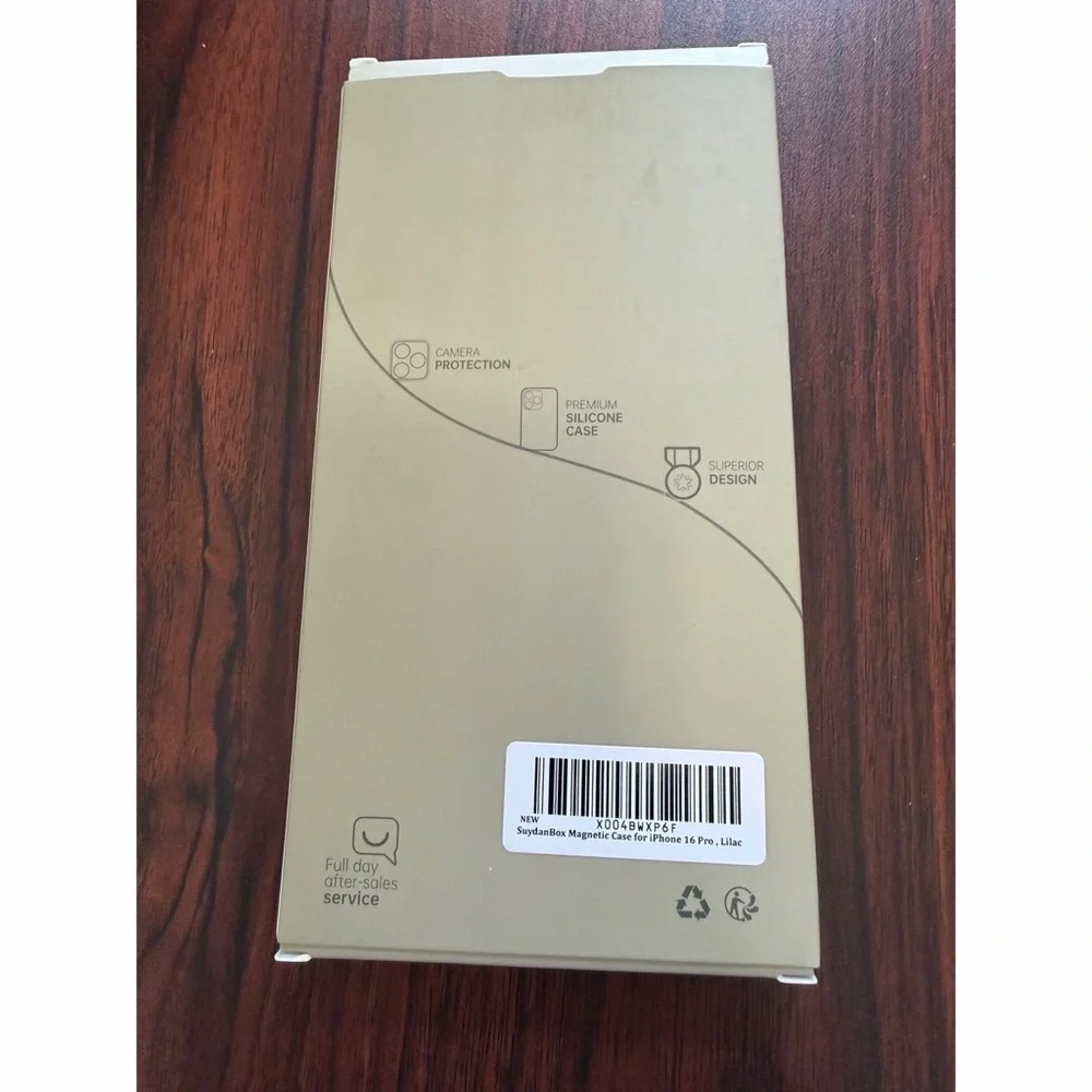 SuydanBox Lilac iPhone 16 Pro Silicone Magnetic Phone Case & Screen Cover - NWT